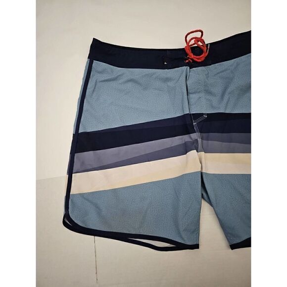 Quicksilver Boardshorts DryFlight Trunks Swim Men’s 40 Hawaiian Stripe - Picture 13 of 16